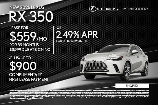 NEW 2026 LEXUS RX 350